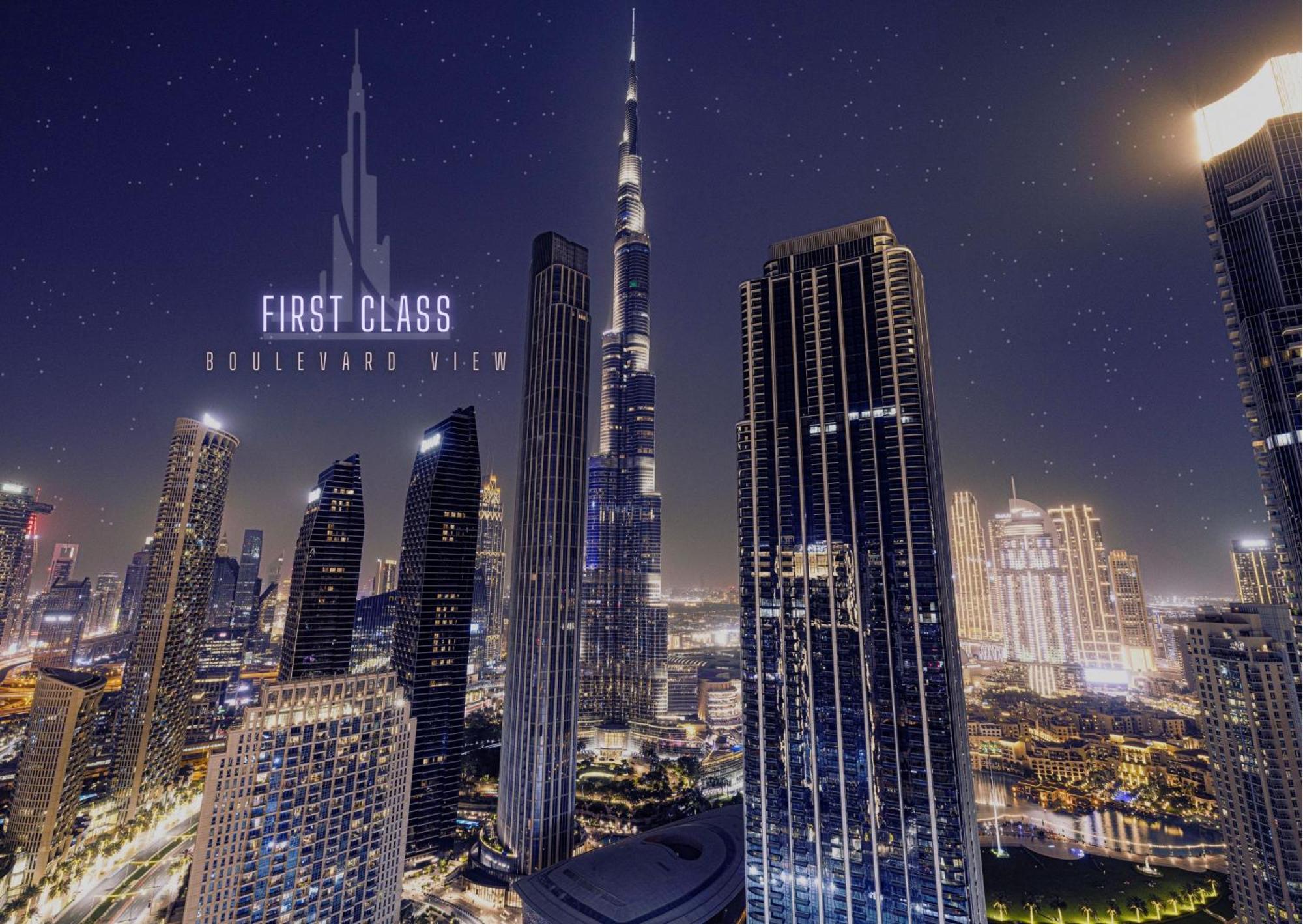 Burj Crown - First Class Boulevard View, 9 Min Walk Mall Apartment *